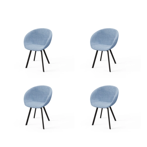 Krzesło KR-500 Ruby Kolory Tkanina Tessero 12 Design Italia 2025-2030